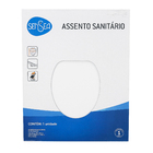 Assento Sanitário Ravena/ Izy/ Targa Poliéster Branco Fechamento Comum Sensea