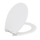 Assento Sanitário Ravena/ Izy/ Targa Poliéster Branco Fechamento Comum Sensea