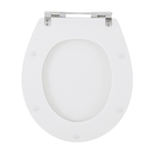 Assento Sanitário Ravena/ Izy/ Targa Poliéster Branco Fechamento Comum Sensea