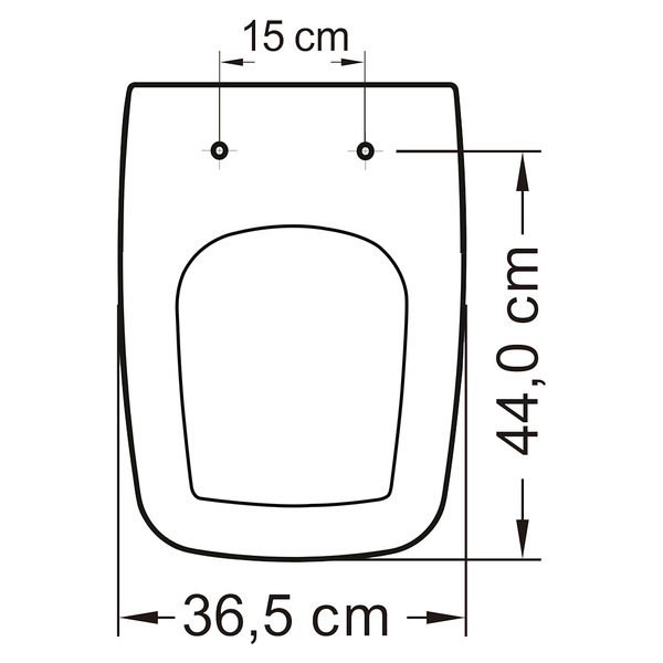 Assento Sanitário Resina Termofixa Para Louça Boss Branco