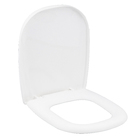 Assento Sanitário Retangular Diversos Modelos Almofadado Branco Mebuki