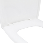 Assento Sanitário Retangular Diversos Modelos Almofadado Branco Mebuki