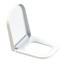 Assento Sanitário Retangular com Fechamento Suave Retangular Polipropileno  Branco Mebuki