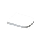 Assento Sanitário Retangular com Fechamento Suave Retangular Polipropileno  Branco Mebuki