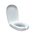 Assento Sanitário Retangular Polipropileno Branco Fechamento Comum Mebuki