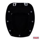 Assento Sanitário Rígido Classique Incepa Thema Astra Preto