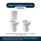 Assento Sanitário Ritz Creme Para Vaso Deca