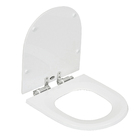 Assento Sanitário Riviera Poliéster Branco Fechamento Suave Policlass