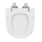 Assento Sanitário Riviera Poliéster Branco Fechamento Suave Policlass