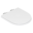 Assento Sanitário Riviera Poliéster Branco Fechamento Suave Policlass