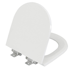 Assento Sanitário Riviera Poliéster Branco Fechamento Suave Policlass