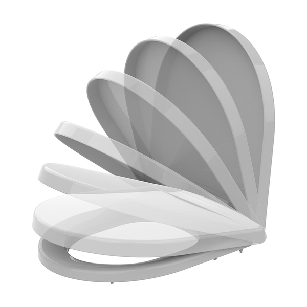 Assento Sanitário Roca Nexo Neo Pp Soft Close Cinza