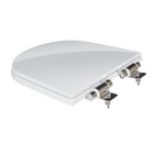 Assento Sanitário Rodas Soft Close Poliéster Branco Policlass