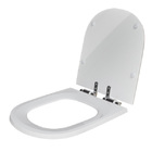 Assento Sanitário Rodas Soft Close Poliéster Branco Policlass