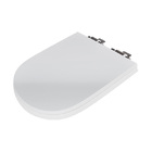 Assento Sanitário Rodas Soft Close Poliéster Branco Policlass