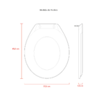 Assento Sanitário Roma Alumasa Areia