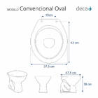 Assento Sanitário Rosa Claro Para Todos Os Vasos Ovais