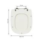 Assento Sanitário Sabatini MDF Palha Fechamento Comum Sicmol