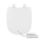 Assento Sanitário Sabatini Polipropileno Fechamento Comum Branco Sensea