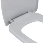 Assento Sanitário Sabatini Polipropileno Cinza Fechamento Comum Tupan