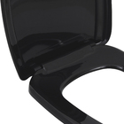 Assento Sanitário Sabatini Polipropileno Preto Fechamento Comum Tupan