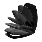 Assento Sanitário Santa Marina Valentina Pp Soft Close Preto