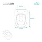 Assento Sanitário Scala Visone Para Vaso Ideal Standard