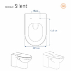 Assento Sanitário Silent Branco Para Vaso Hervy