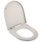 Assento Sanitário Smart Termofixo Bege Matte Fechamento Suave Celite