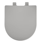 Assento Sanitário Smart Termofixo Cinza Matte Fechamento Suave Celite