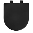 Assento Sanitário Smart Termofixo Preto Fosco Fechamento Suave Celite