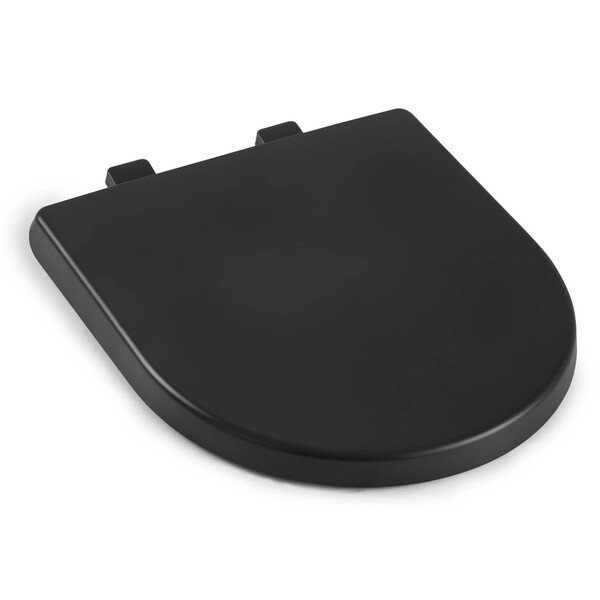 Assento Sanitário Smart Termofixo Preto Fosco Fechamento Suave Celite