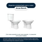 Assento Sanitário Soft Close Arcus Branco Para Vaso Eternit