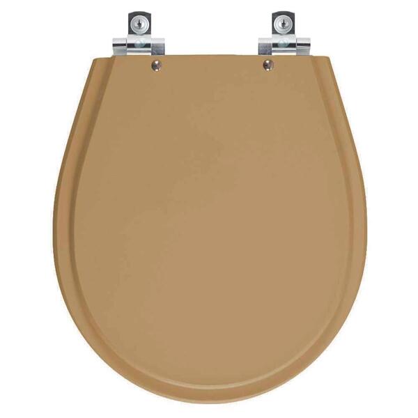 Assento Sanitário Soft Close Avalon Amendoa Para Vaso Ideal