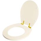 Assento Sanitário Soft Close Avalon Bone Para Vaso Ideal Stan