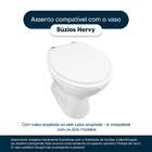 Assento Sanitario Soft Close Buzios Marfim Para Vaso Hervy