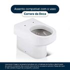 Assento Sanitário Soft Close Carrara Bege Saara Para Vaso Deca