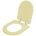 Assento Sanitário Soft Close Carrara Bege Saara Para Vaso Deca