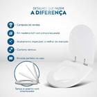Assento Sanitário Soft Close Carrara Caramelo Para Vaso Deca