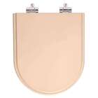 Assento Sanitario Soft Close Carrara Rosa Floral Vaso Deca