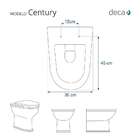 Assento Sanitario Soft Close Century Branco Para Vaso Deca