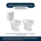 Assento Sanitario Soft Close Colonial Branco Para Vaso Hervy