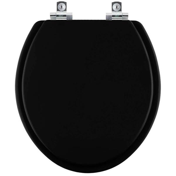 Assento Sanitário Soft Close Colonial Preto Para Vaso Hervy