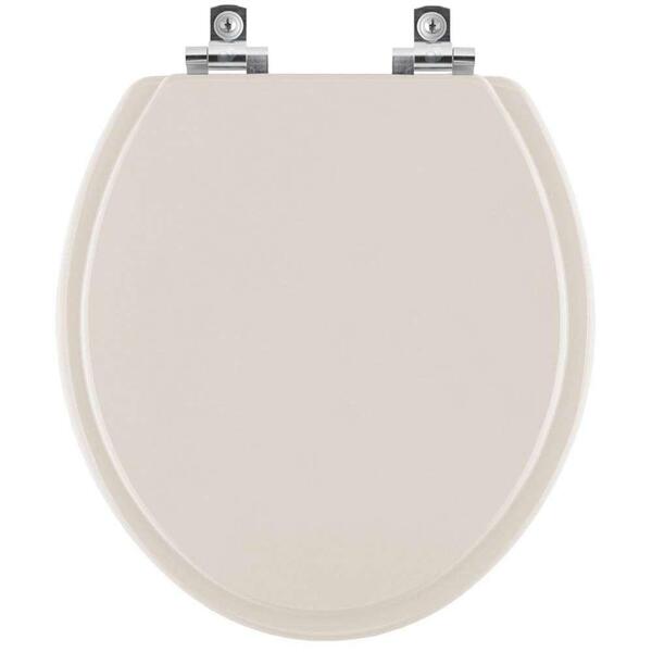 Assento Sanitário Soft Close Convencional Oval Amendoa  Para