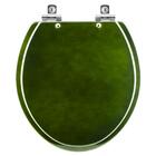 Assento Sanitário Soft Close Convencional Oval Verde Degrade
