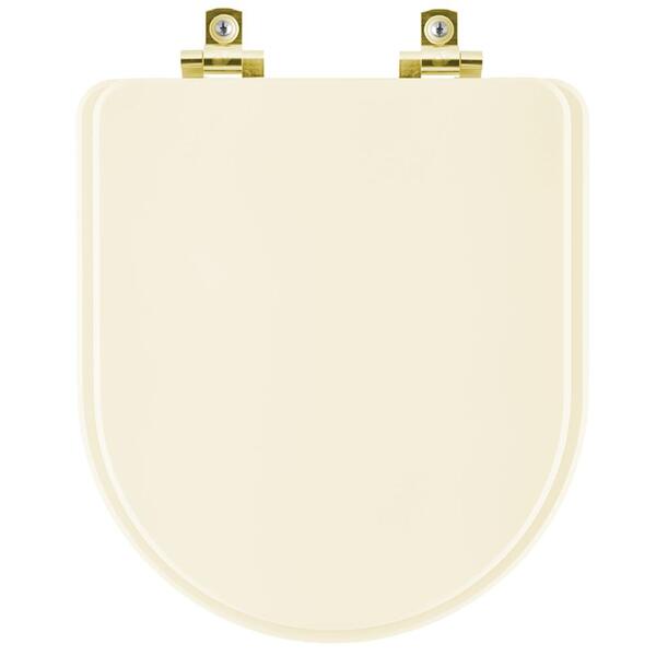 Assento Sanitário Soft Close Duna Creme Para Vaso Deca Com Fe