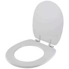 Assento Sanitário Soft Close Eros Cinza Platina Para Vaso Inc