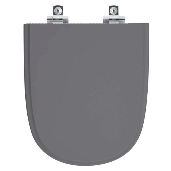 Assento Sanitário Soft Close Ezedra Cinza Quartzo Para Vaso I