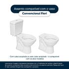 Assento Sanitário Soft Close Fiori Ocre Para Vaso Fiori