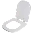 Assento Sanitário Soft Close Flox Cinza Claro Para Vaso Fiori